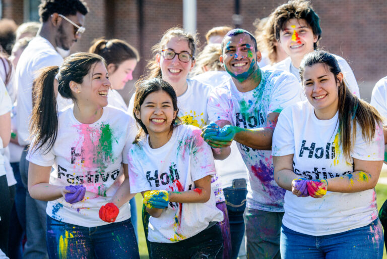 Holi Fest Color Throw